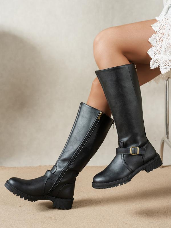 Anna | Elegantes Botas de Tacón Bajo para Mujer