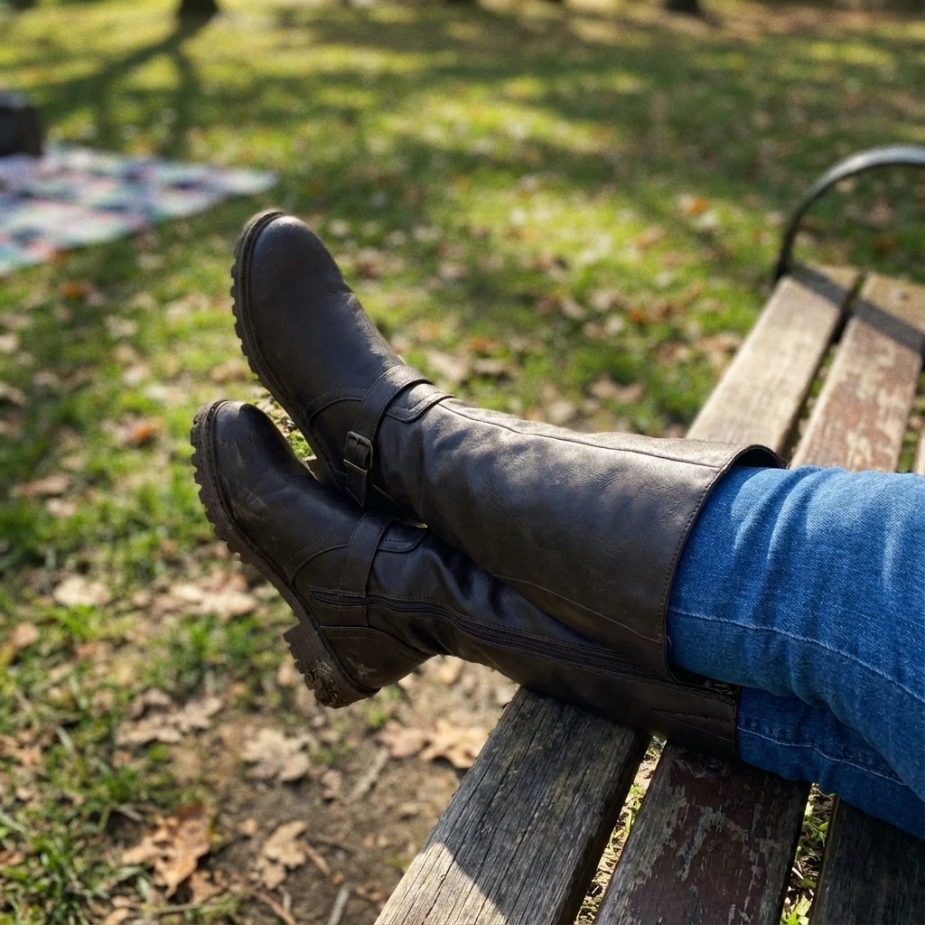 Elsa | Elegantes Botas de Tacón Bajo para Mujer