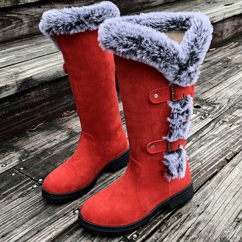 Debora | Botas de Nieve para Mujer con Grueso Forro de Felpa Sintética.