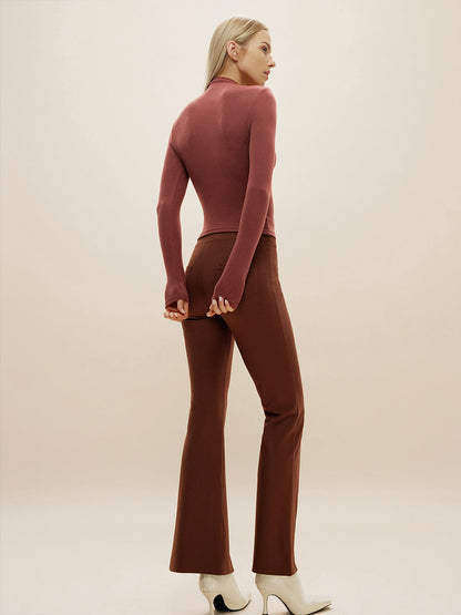 Brenda | Top Corto WarmTouch con Cuello Alto