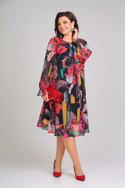 Flora | Vestido Floral Moderno
