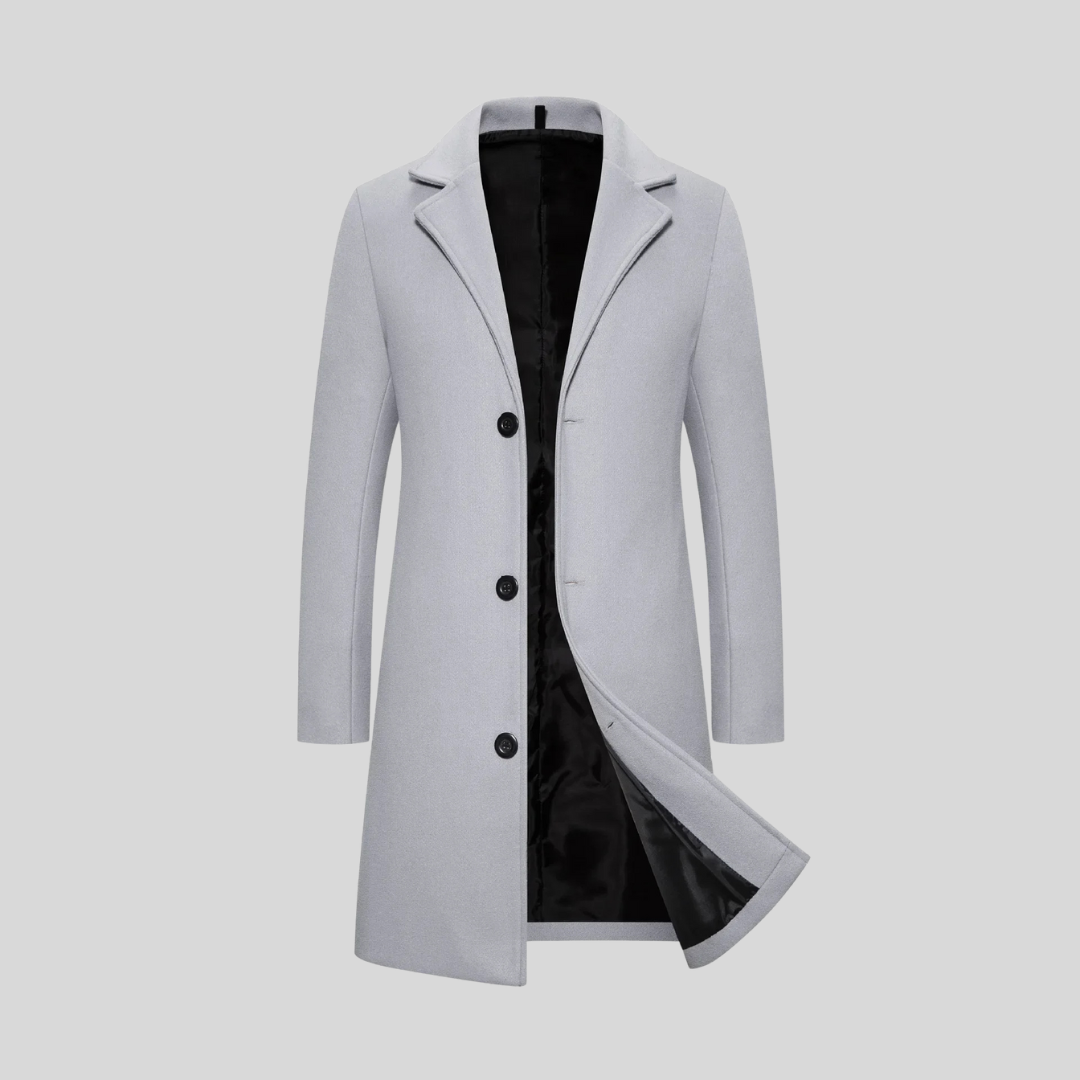 Carlos | Elegante Abrigo Stirling de Lana Diseño Clásico y Confortable