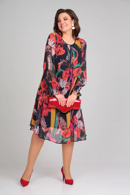 Flora | Vestido Floral Moderno