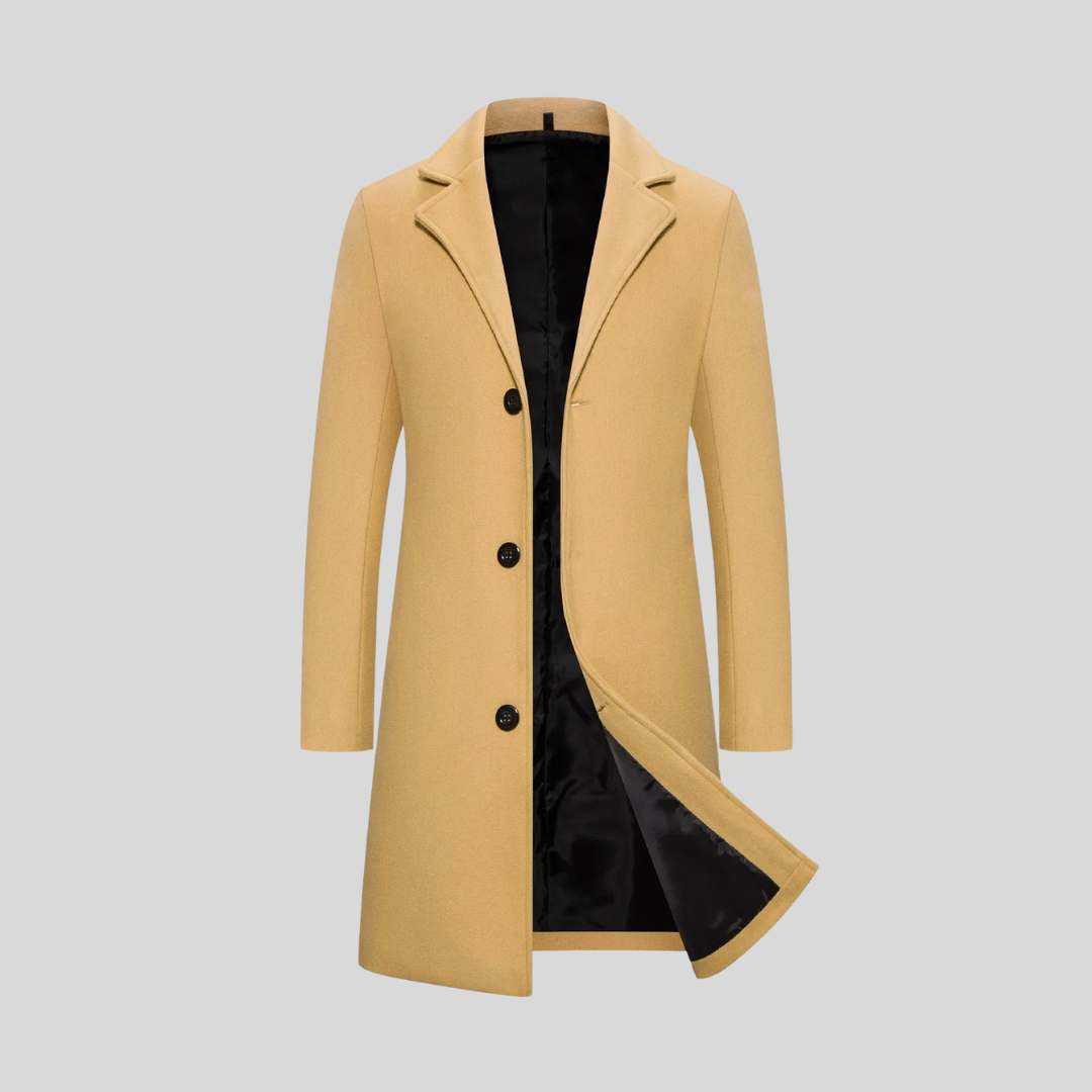 Carlos | Elegante Abrigo Stirling de Lana Diseño Clásico y Confortable