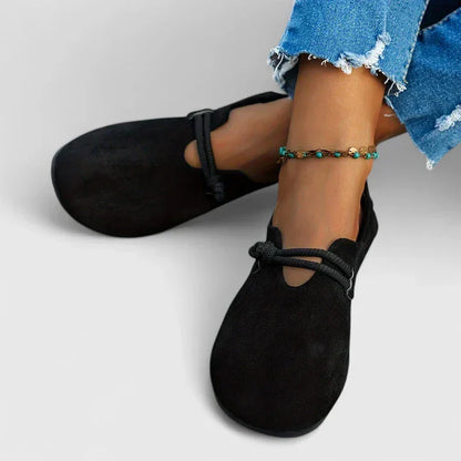 Anais | Mocasines Cómodos de Ante Sintético