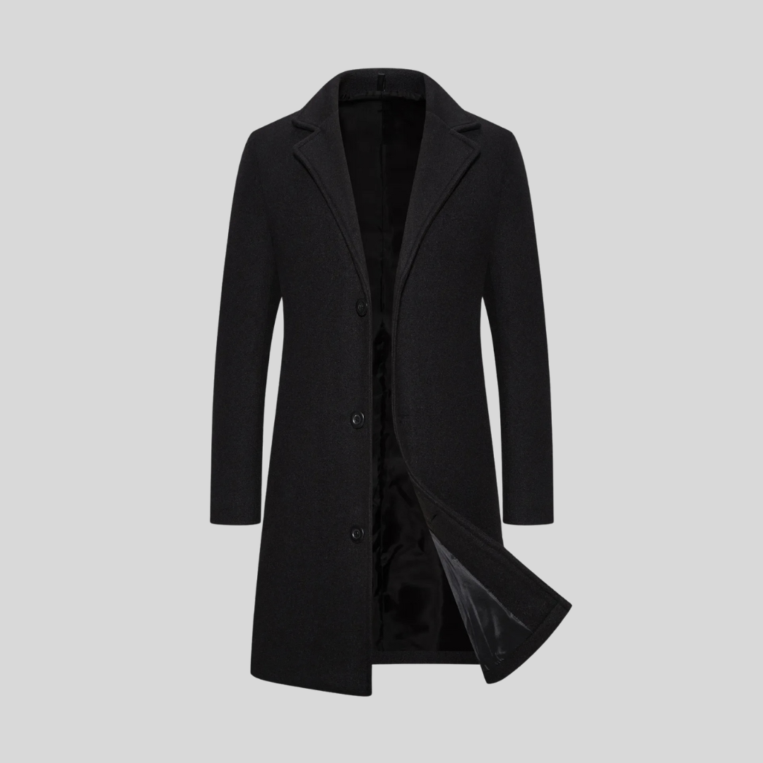 Carlos | Elegante Abrigo Stirling de Lana Diseño Clásico y Confortable