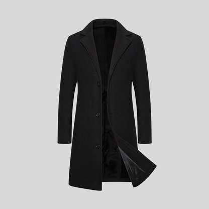 Carlos | Elegante Abrigo Stirling de Lana Diseño Clásico y Confortable
