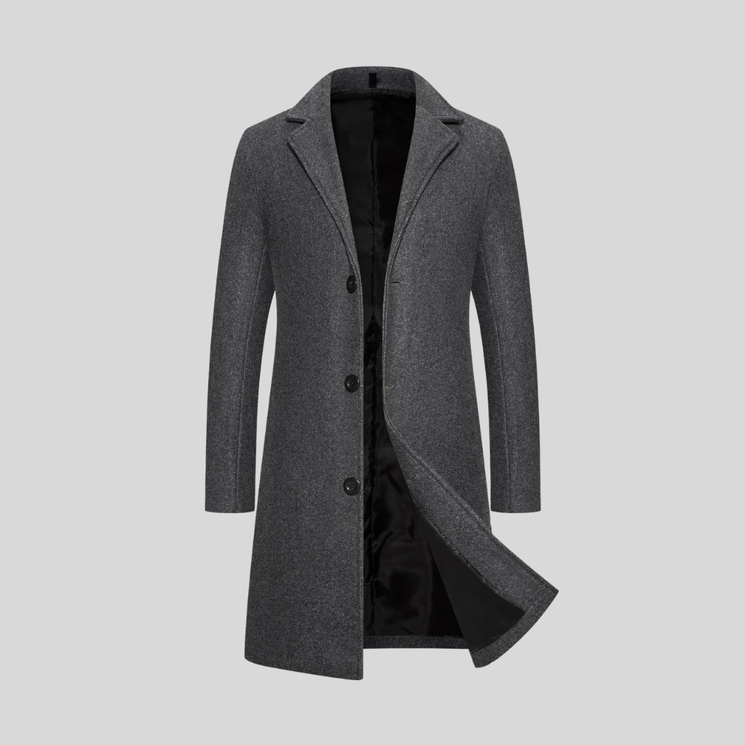 Carlos | Elegante Abrigo Stirling de Lana Diseño Clásico y Confortable