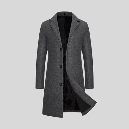 Carlos | Elegante Abrigo Stirling de Lana Diseño Clásico y Confortable