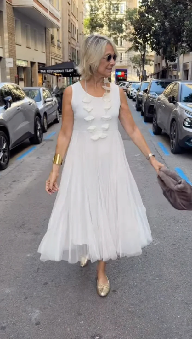 Anabel | Elegante Vestido de Tul Estilo Jersey