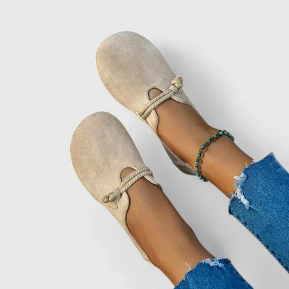 Anais | Mocasines Cómodos de Ante Sintético