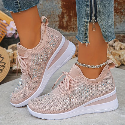 Alina | Zapatillas Cómodas con Detalles de Pedrería Brillante