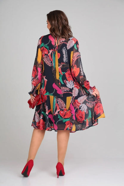 Flora | Vestido Floral Moderno