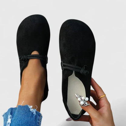Anais | Mocasines Cómodos de Ante Sintético