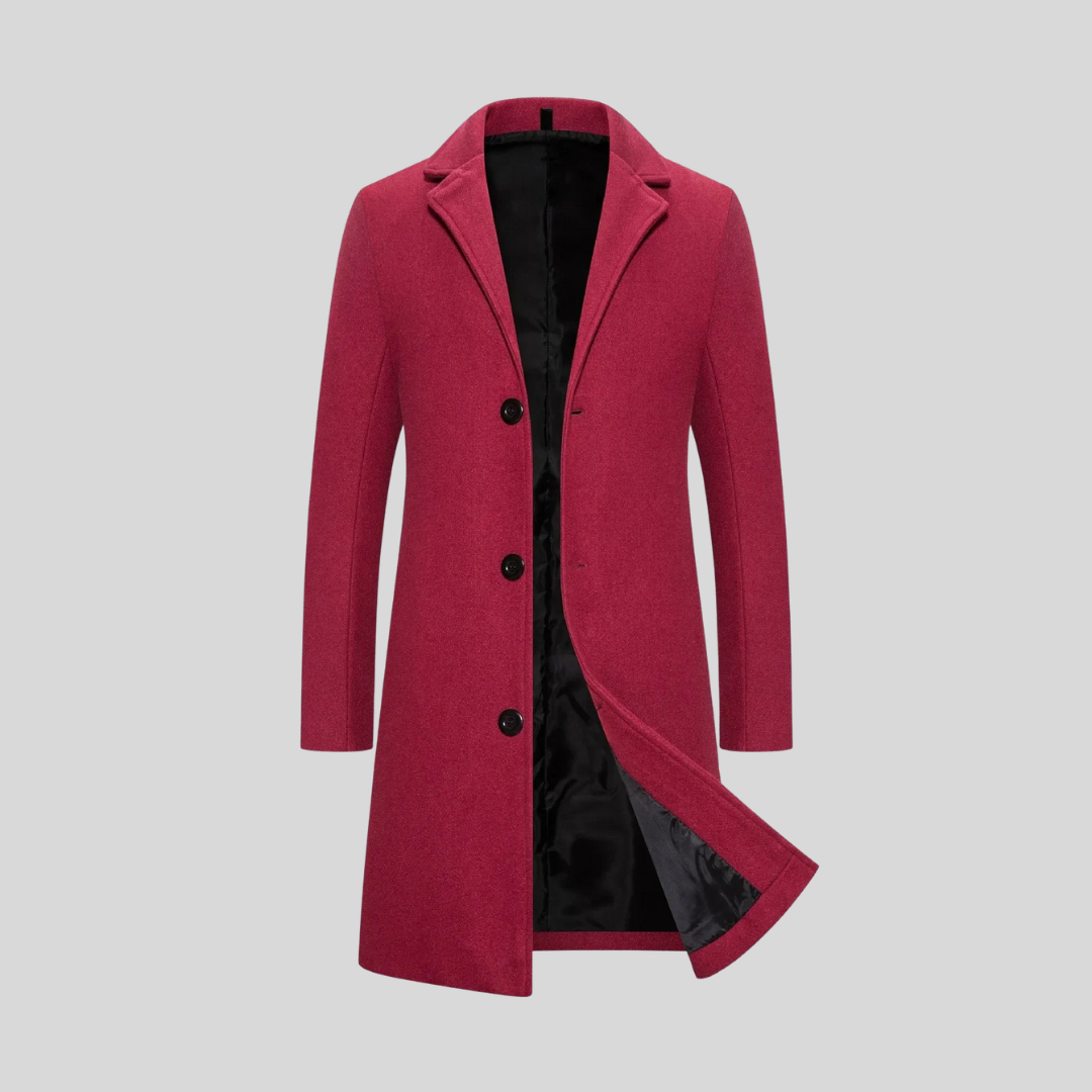 Carlos | Elegante Abrigo Stirling de Lana Diseño Clásico y Confortable
