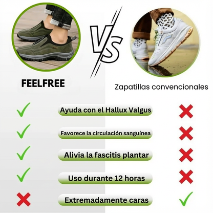 Octavio |  Zapato Antideslizante e Impermeable para Aliviar el Dolor