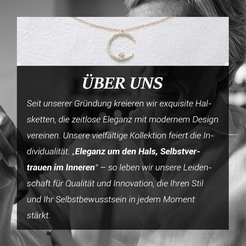 Lunea | Collar Celestial Lunar y Estrellas con Brillo Elegante