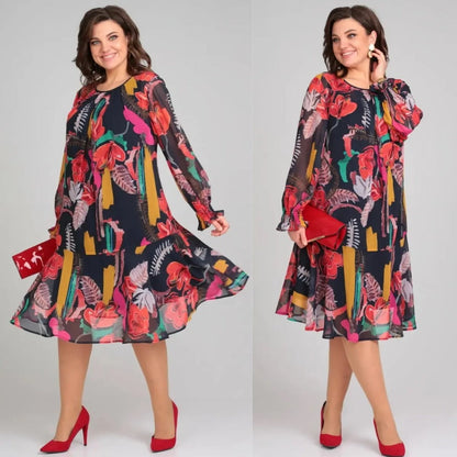 Flora | Vestido Floral Moderno