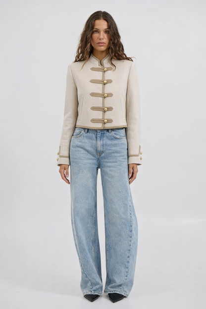 Paula | Chaqueta Abotonada Estilo Napoleón