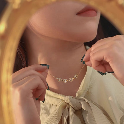 Fortuna | Collar Trébol de Corazones Amor y Suerte Verdadero