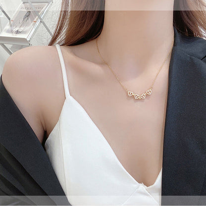 Fortuna | Collar Trébol de Corazones Amor y Suerte Verdadero