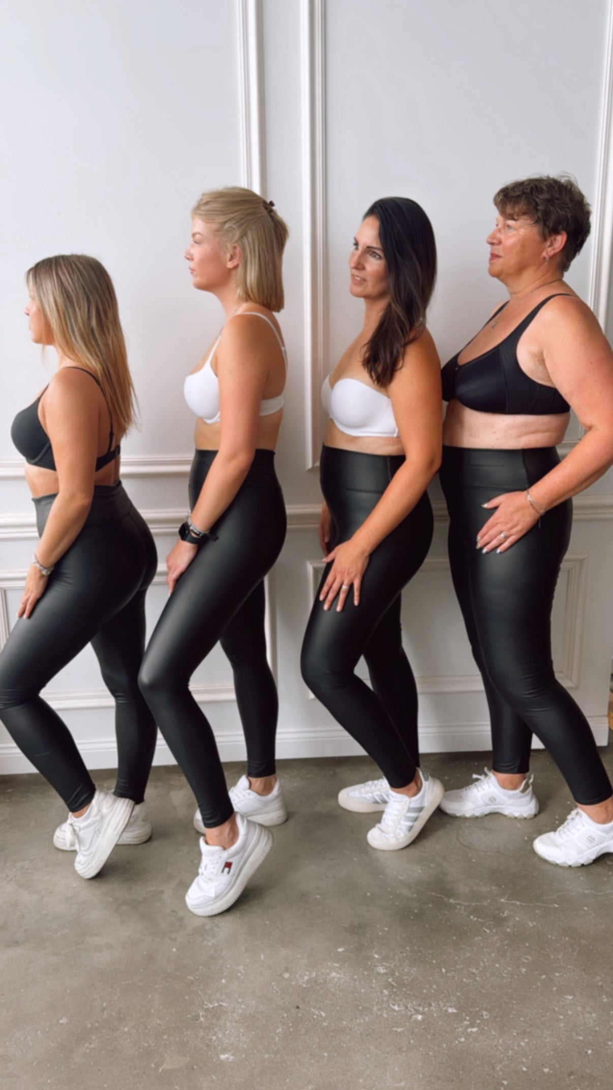 Mara | Legging Negro Efecto Piel