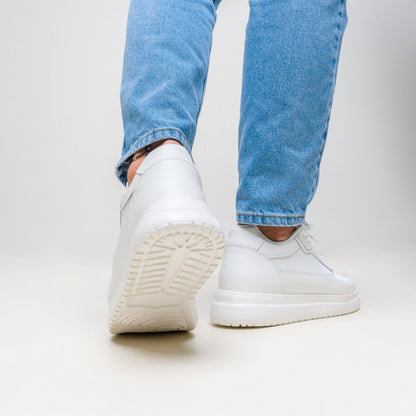 Lucas | Zapatillas Blancas Clean Style Premium