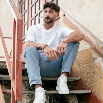 Lucas | Zapatillas Blancas Clean Style Premium