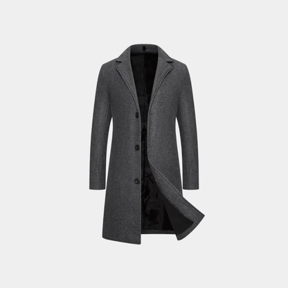 Carlos | Elegante Abrigo Stirling de Lana Diseño Clásico y Confortable