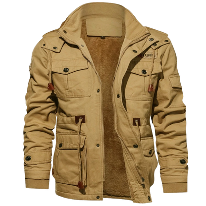 Hugo | Chaqueta de Invierno para Hombre Suave con Capucha Desmontable
