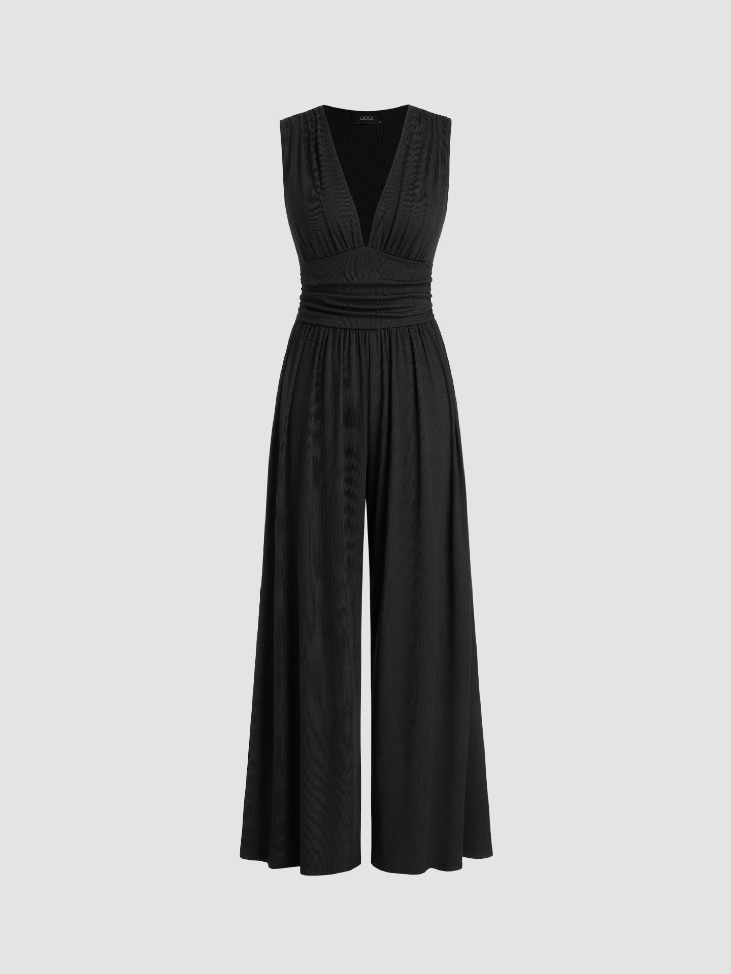 Caridad | Mono sin Mangas Elegante y de Pierna Ancha
