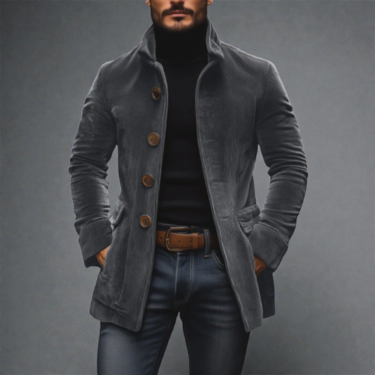 David | Chaqueta de Terciopelo de Pana Elegante y Ultracómoda
