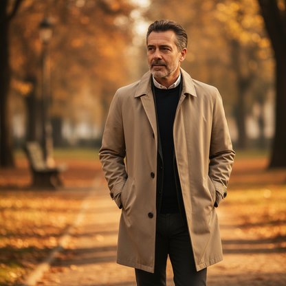 Sherlock | Gabardina Costera Premium Estilo Atemporal con Inspiración Marina