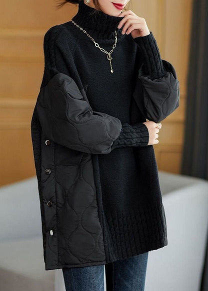 Sandra | Jersey Patchwork de Punto Premium con Diseño Exclusivo y Detallado