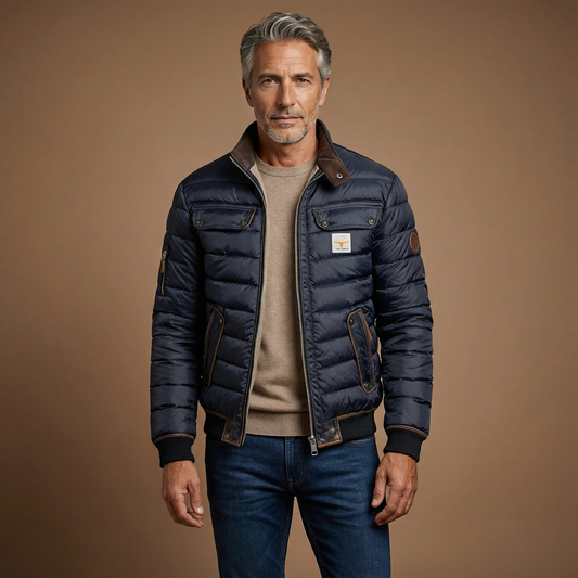 Luis | Chaqueta Urbana Acolchada con Cuello Alto Voyager