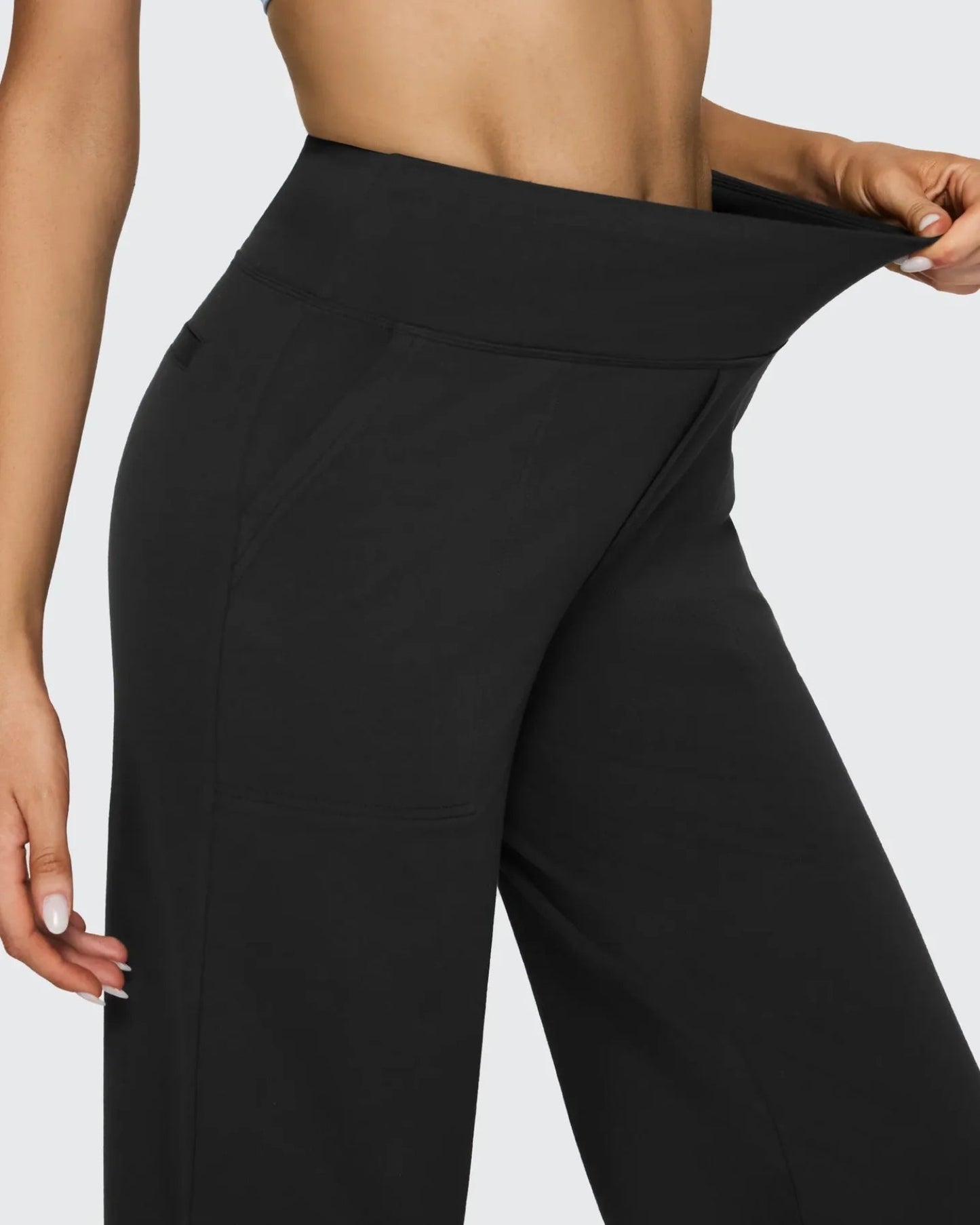 Inés | Pantalon Casual Flexible Negro