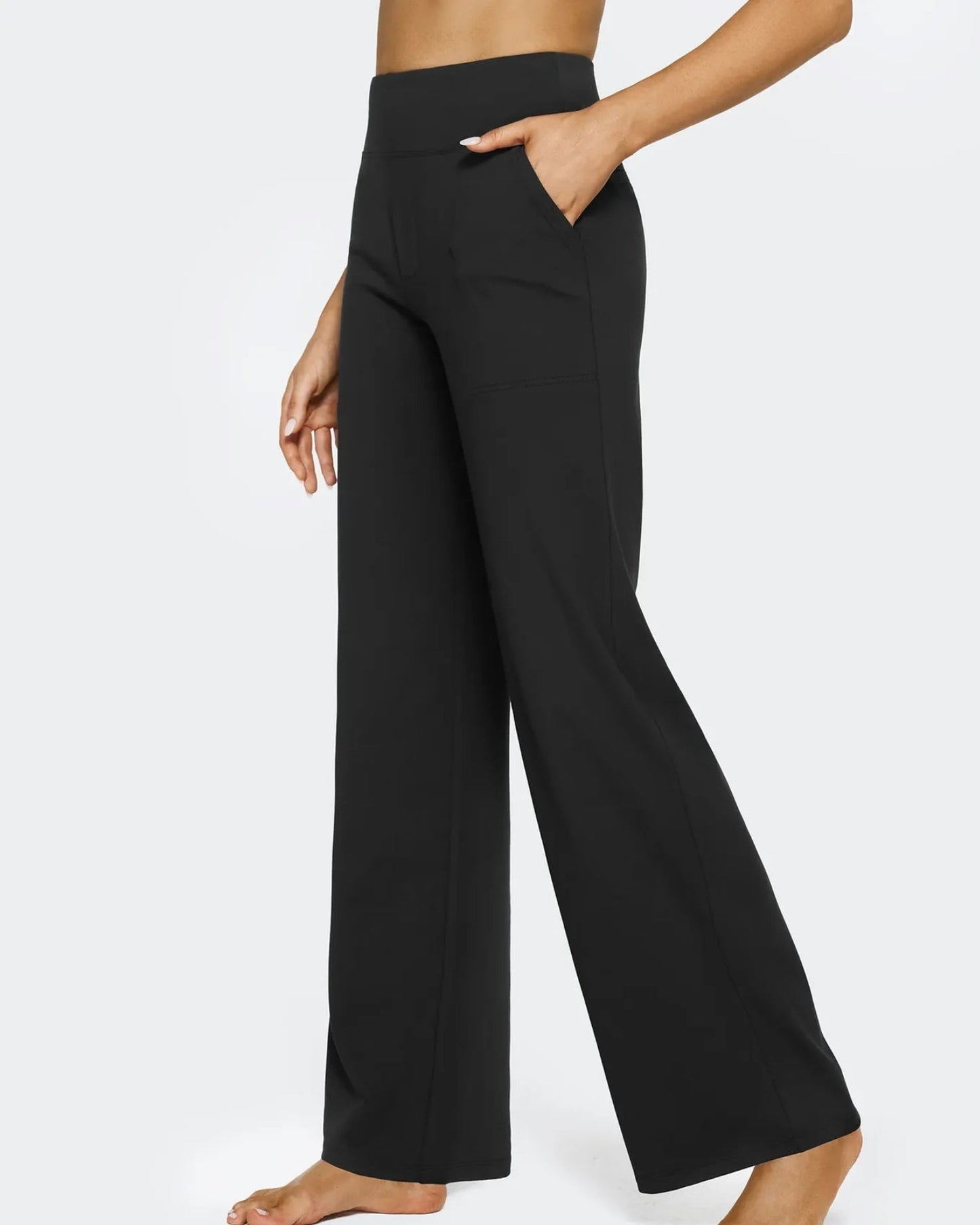 Inés | Pantalon Casual Flexible Negro