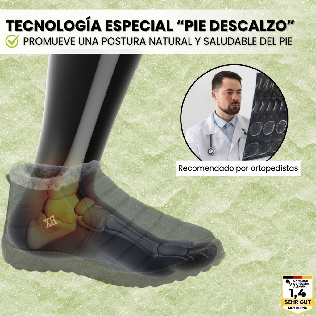 Nival | Botas de Invierno Ergonómicas, Cómodas y Antideslizantes.