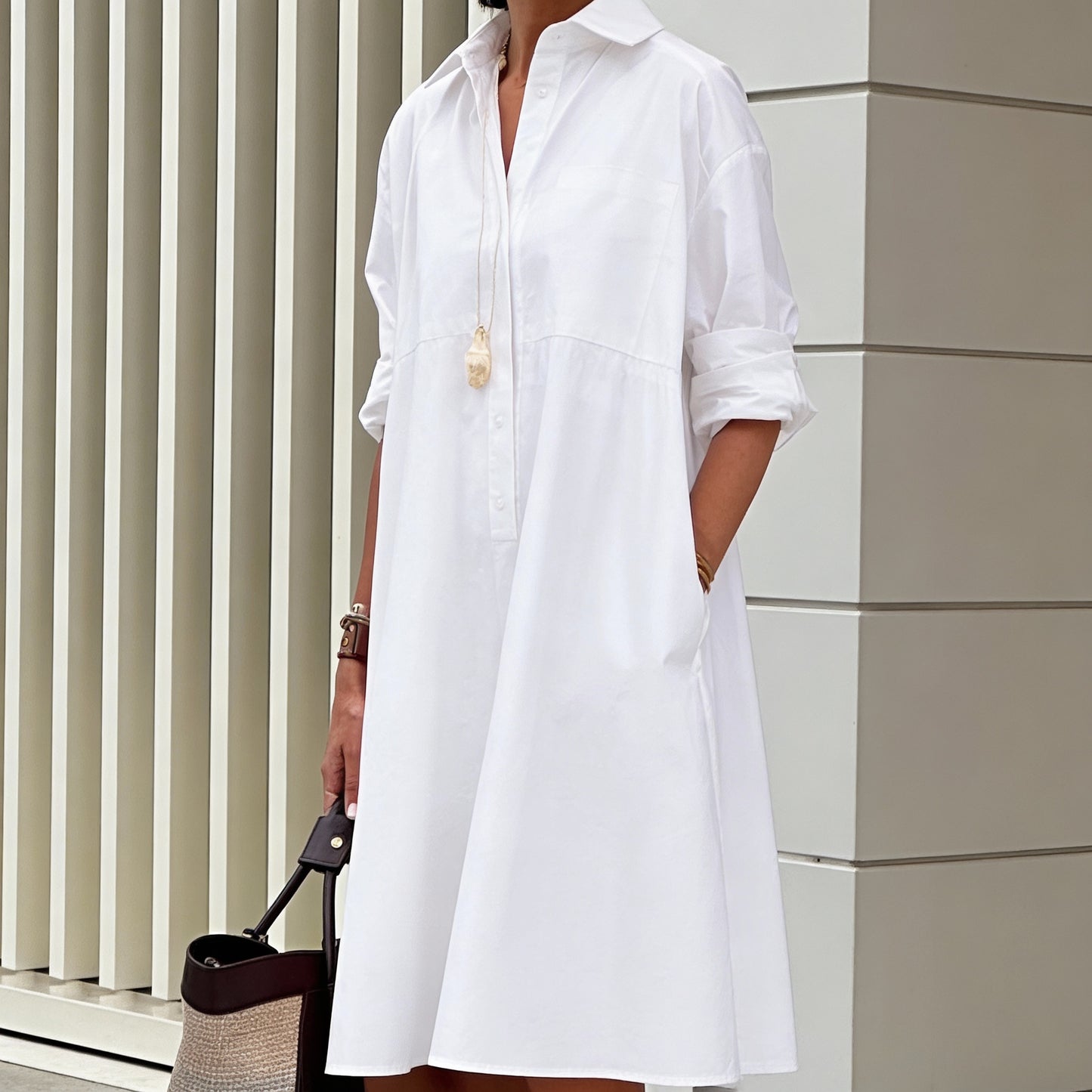 Gloria | Vestido Midi Cómodo y Elegante, Suavidad, Estilo y Libertad de Movimiento