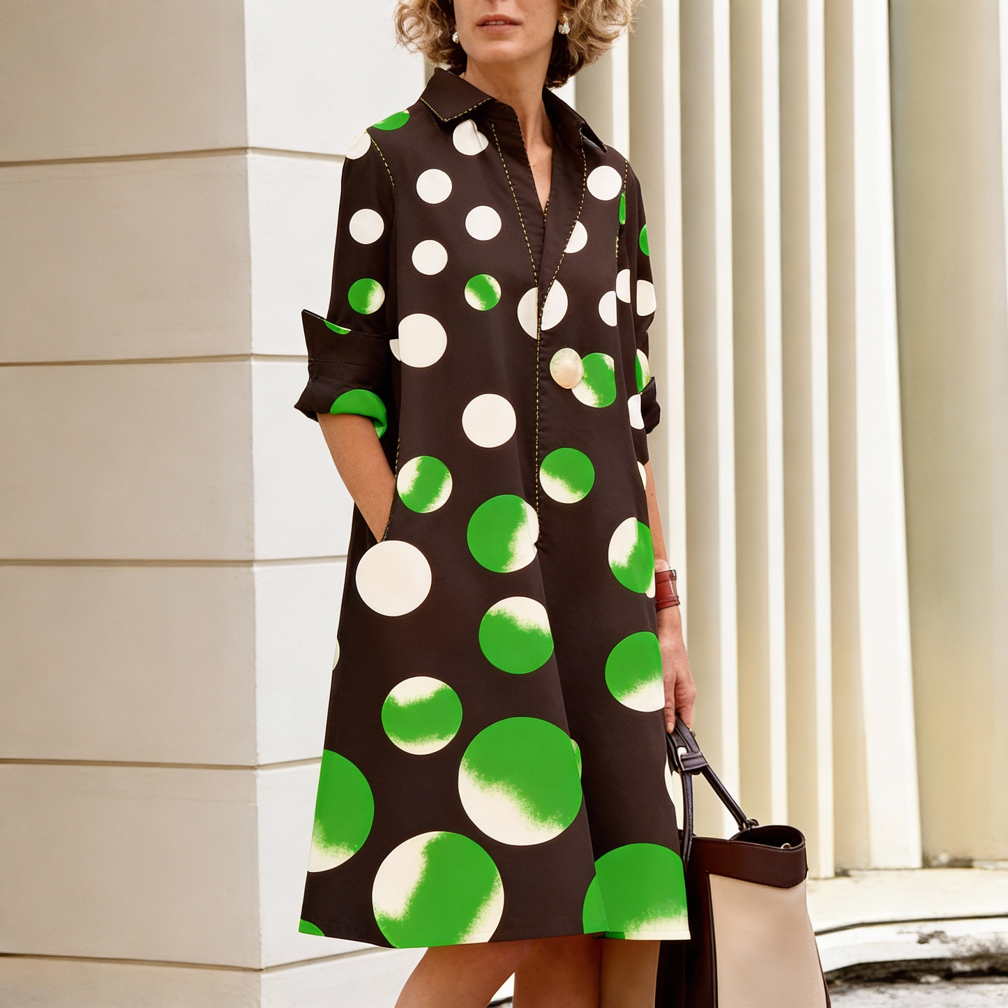 Gloria | Vestido Midi Cómodo y Elegante, Suavidad, Estilo y Libertad de Movimiento