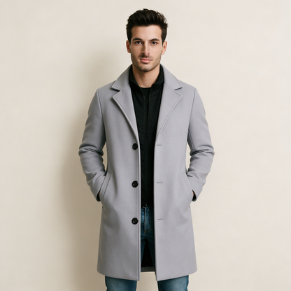 Carlos | Elegante Abrigo Stirling de Lana Diseño Clásico y Confortable