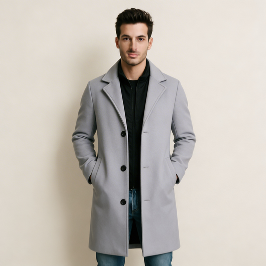 Carlos | Elegante Abrigo Stirling de Lana Diseño Clásico y Confortable