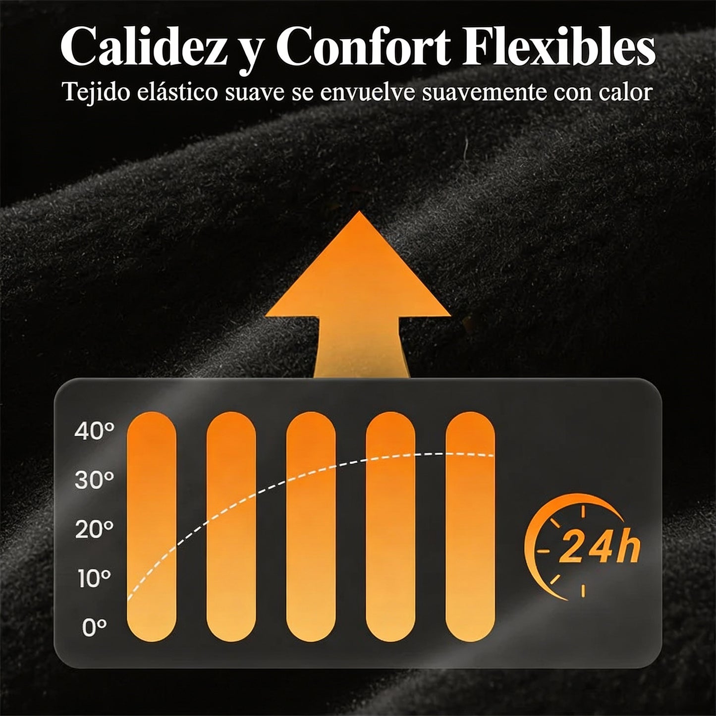 Julia | Botas Confeccionadas de Punto muy Elástico con Tacón de Cuña.