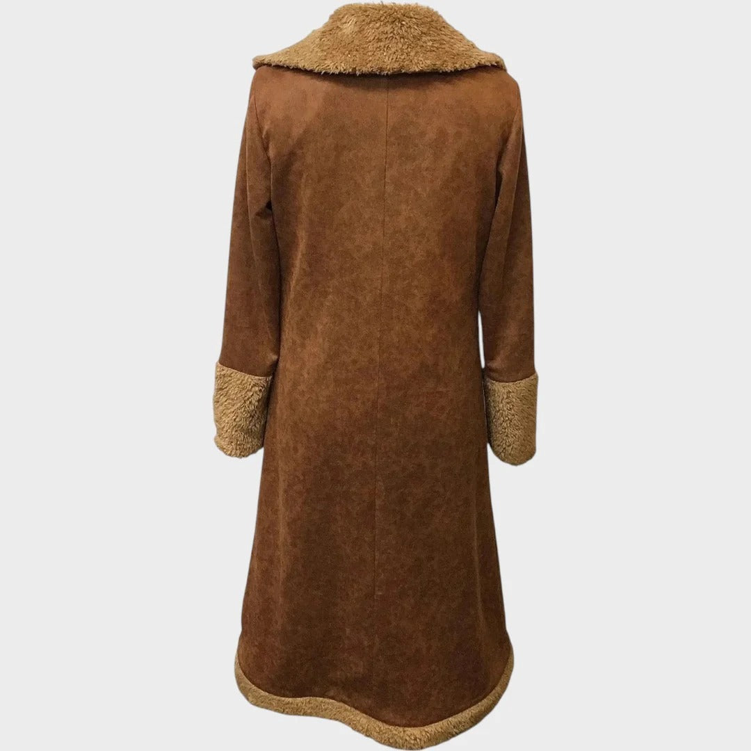 Ariadna | Abrigo de Piel de Oveja de Lujo con Acabados Exclusivos