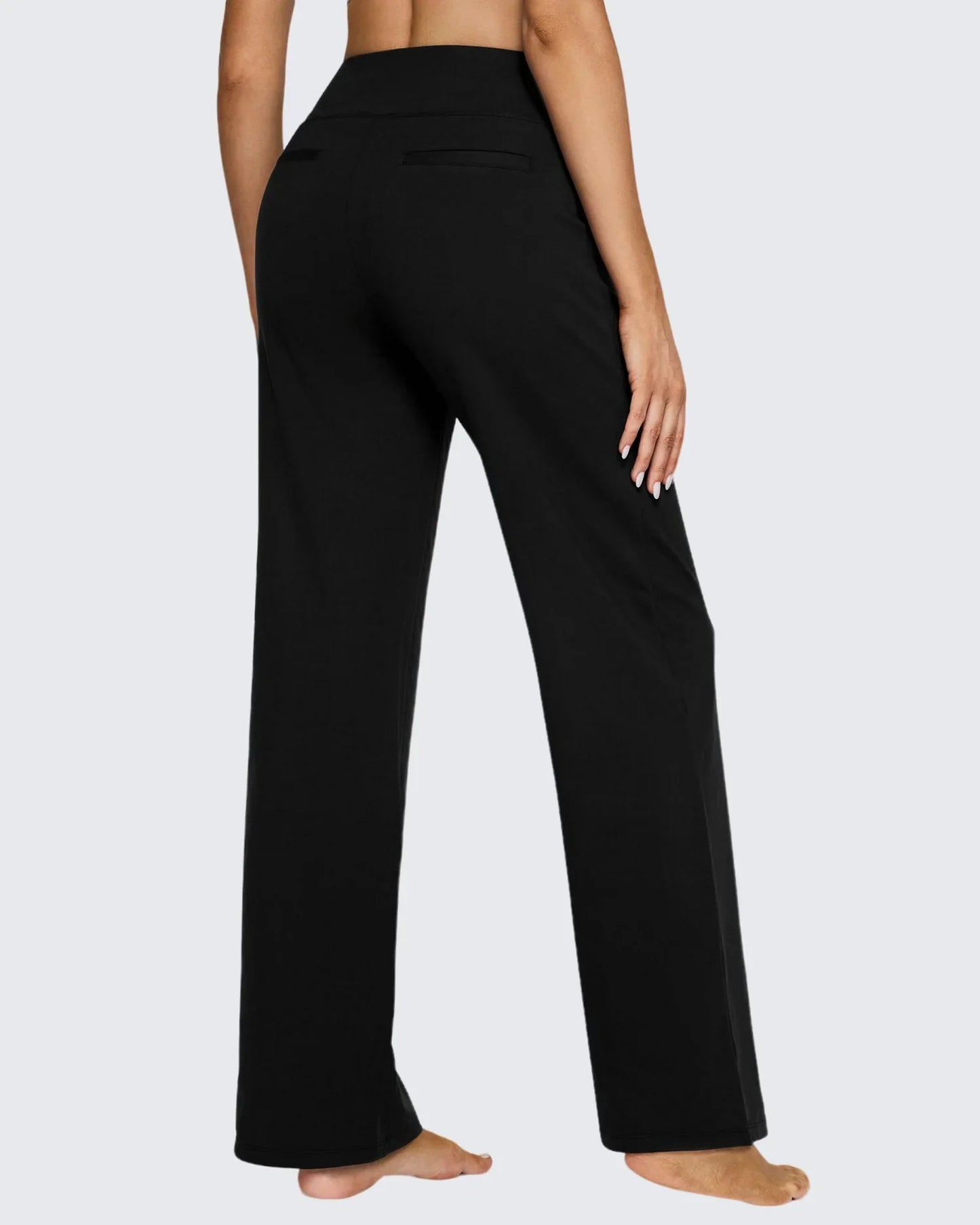 Inés | Pantalon Casual Flexible Negro