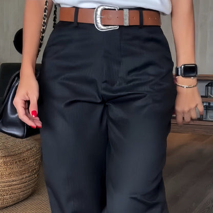 Margarita | Elegantes Pantalones con Rayas que Favorecen la Figura