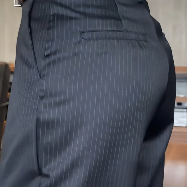 Margarita | Elegantes Pantalones con Rayas que Favorecen la Figura