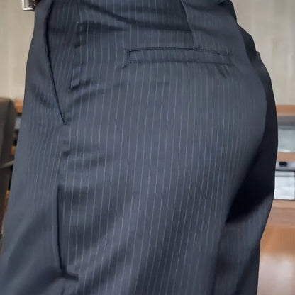Margarita | Elegantes Pantalones con Rayas que Favorecen la Figura