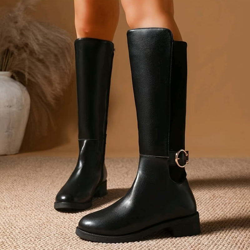 Claudia | Botas Clásicas de Montar hasta la Rodilla para Mujer