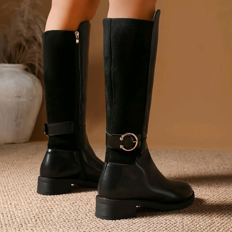 Claudia | Botas Clásicas de Montar hasta la Rodilla para Mujer